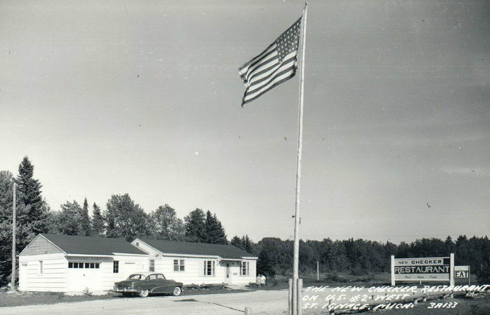The Checker Restaurant - Old Photo (newer photo)